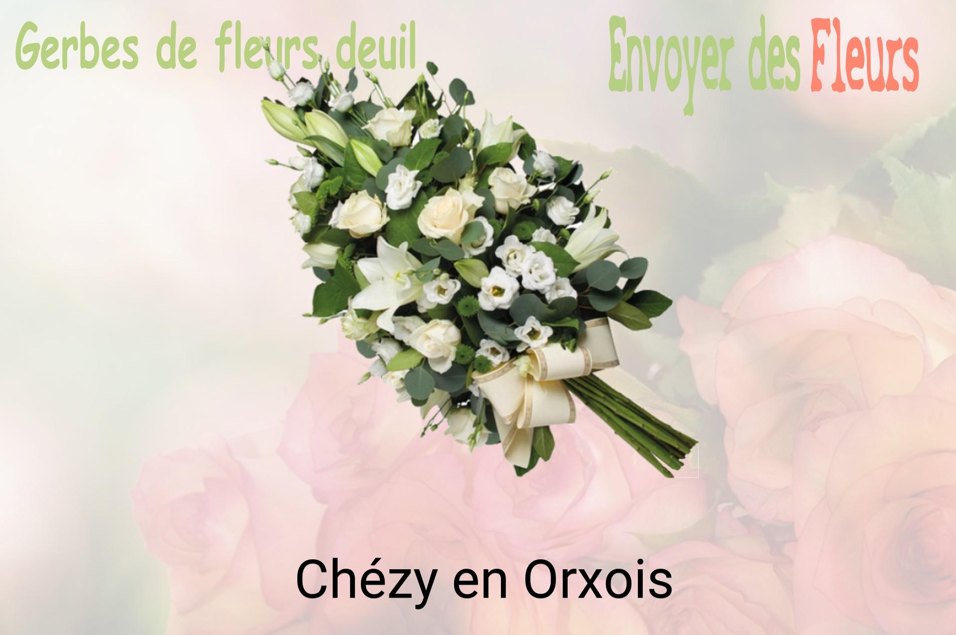 Gerbe de fleurs de deuil livrée à Chézy-en-Orxois